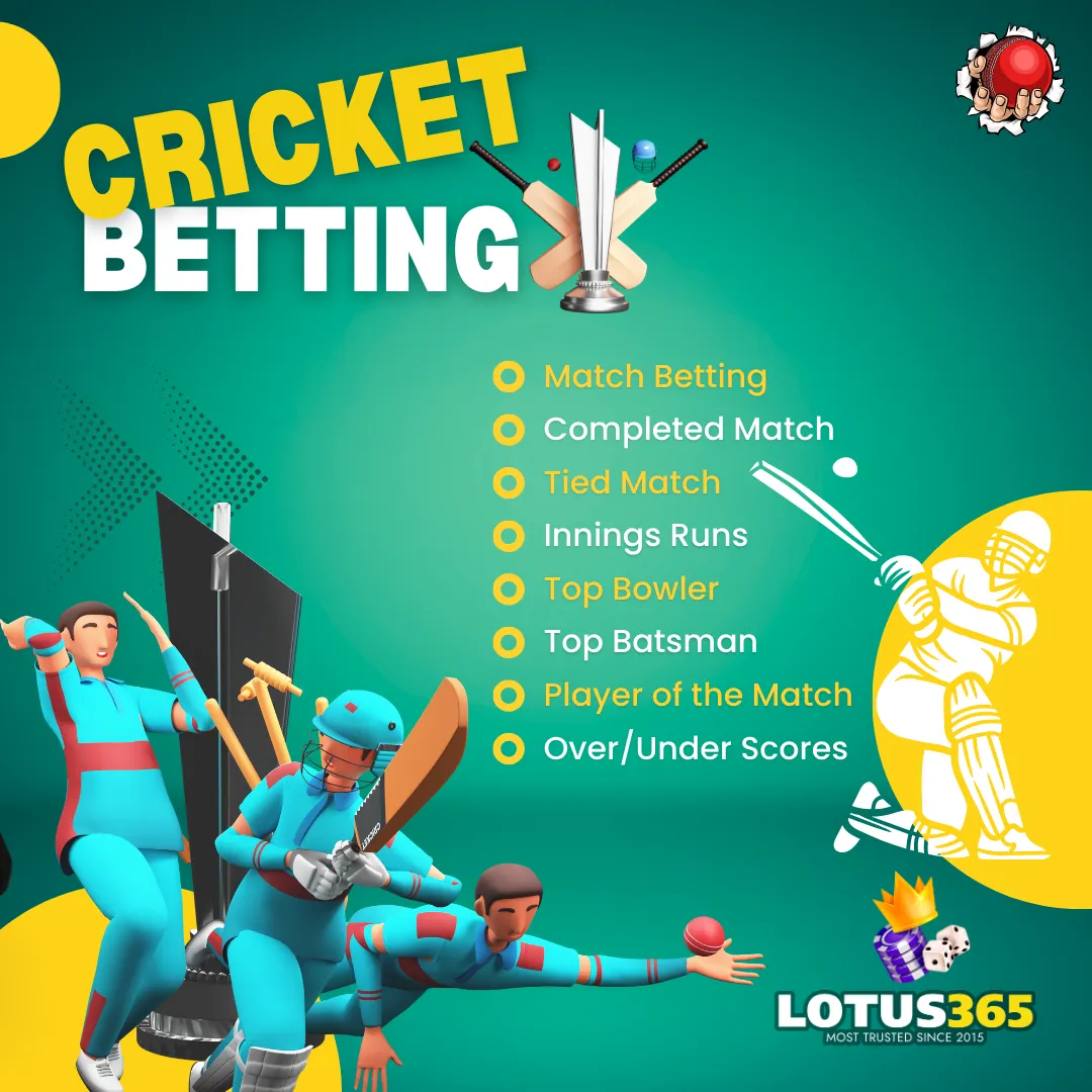 betting cricket lotus365