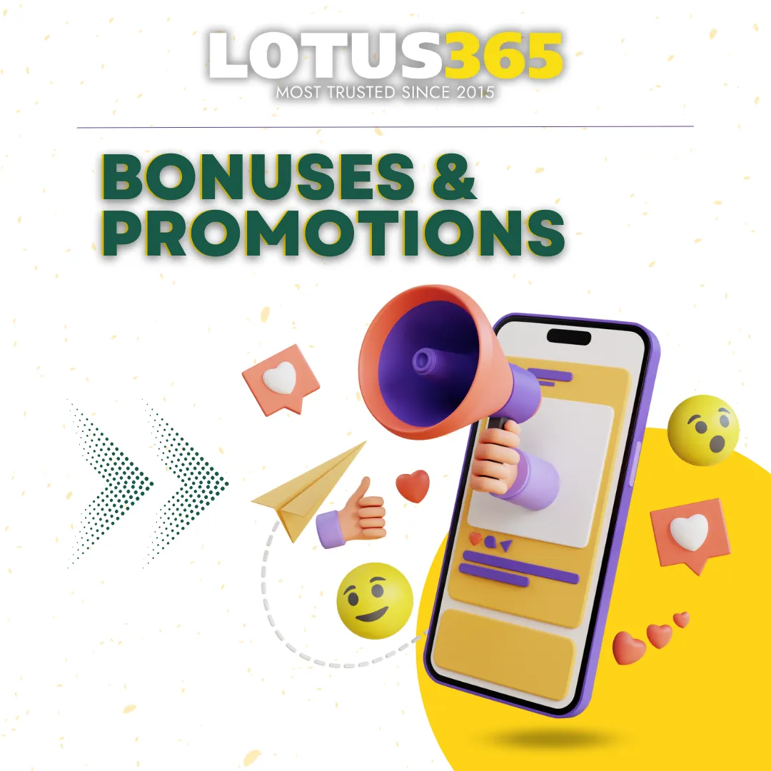 bonuses and promotions lotus365