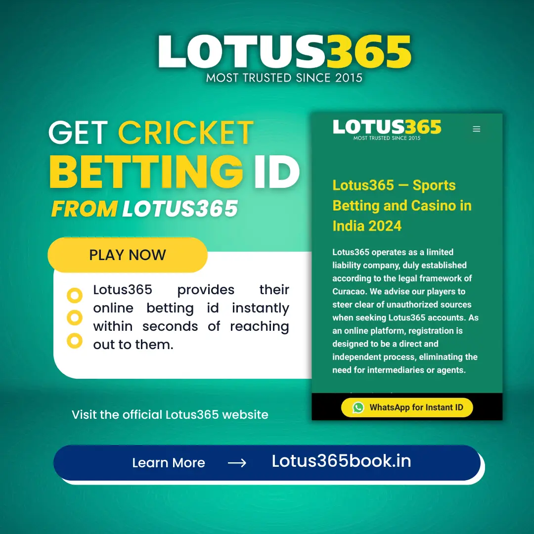 cricket betting id on lotus365