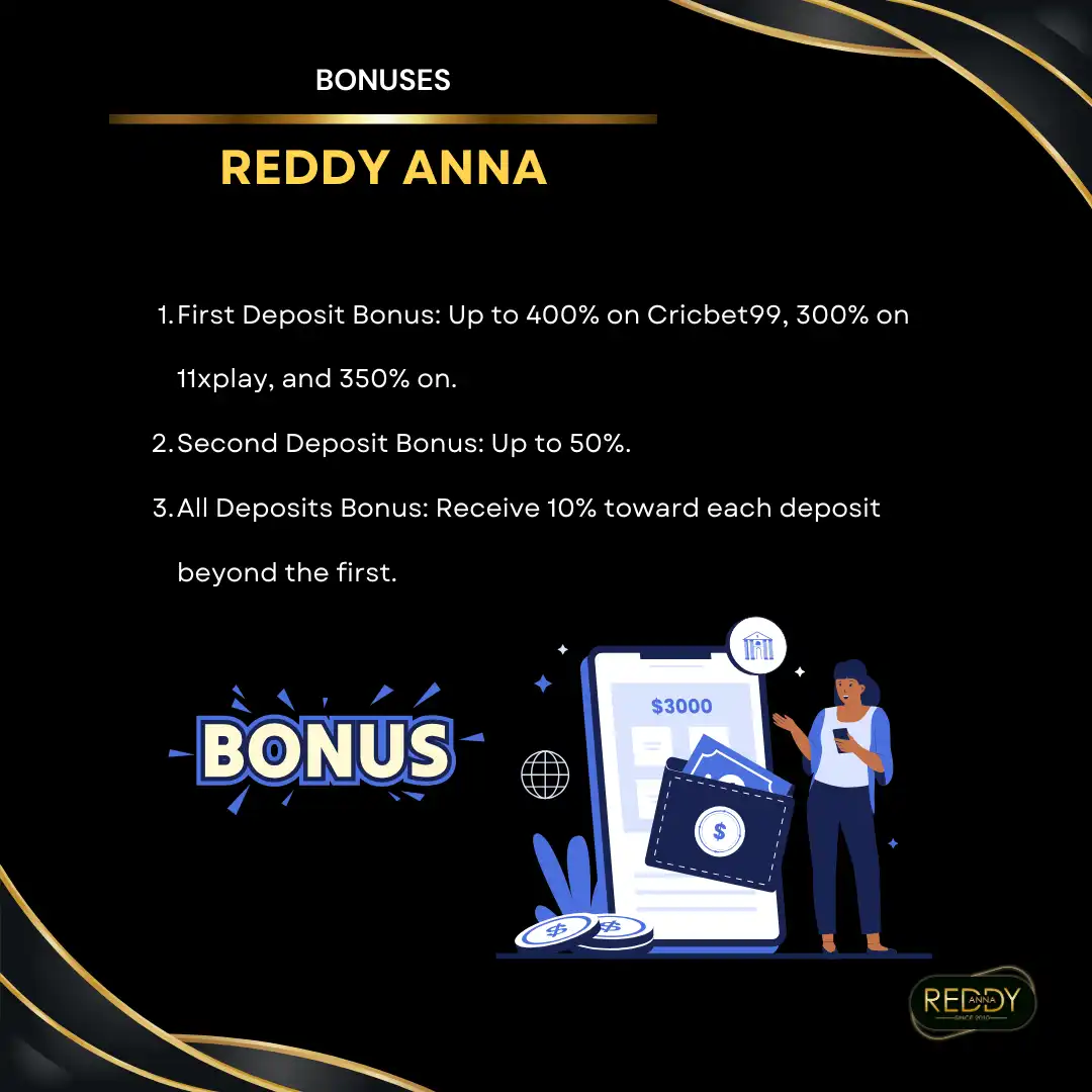 bonuses on reddy anna