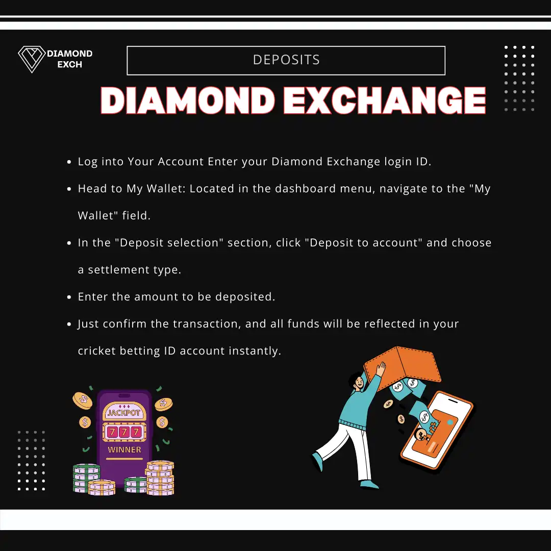 deposit on diamond exchange