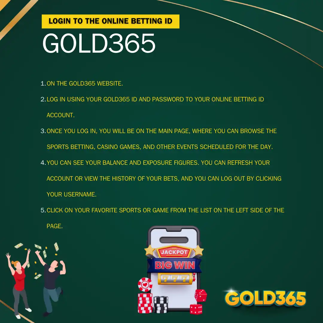 login to the online betting id gold365