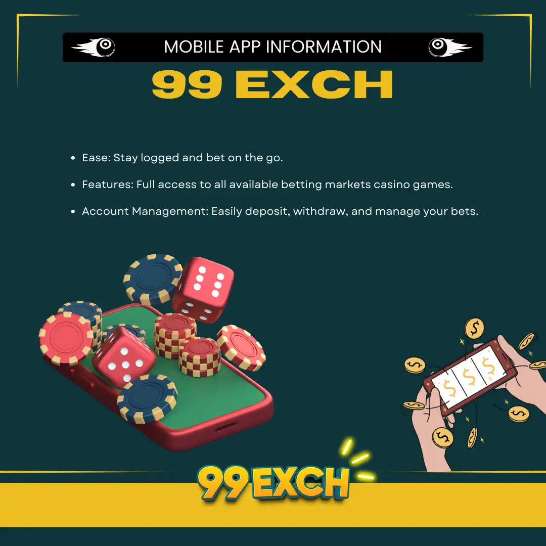 mobile app details on 99exch